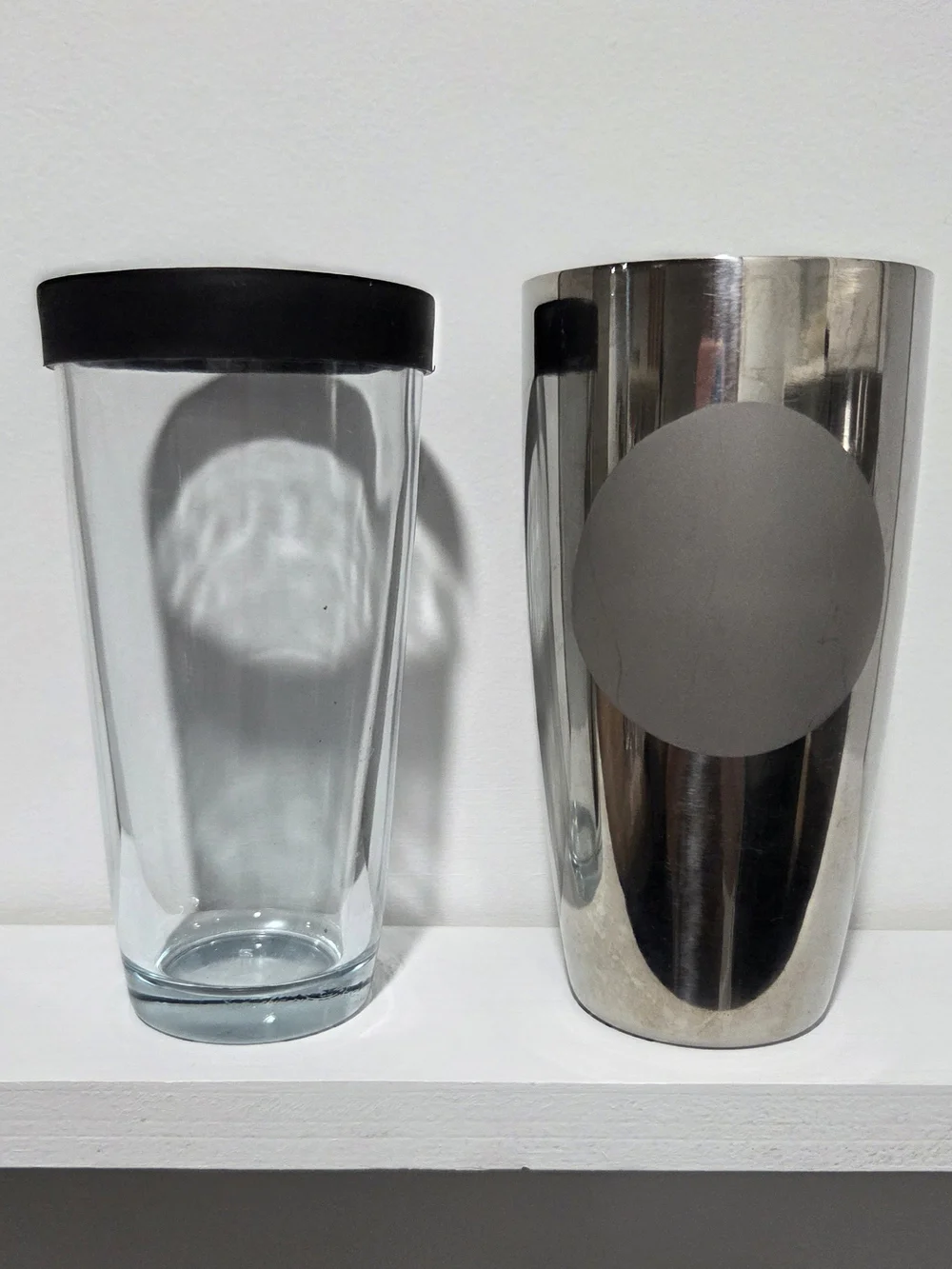 Vintage IKEA Stainless Steel Boston Cocktail Shaker Set